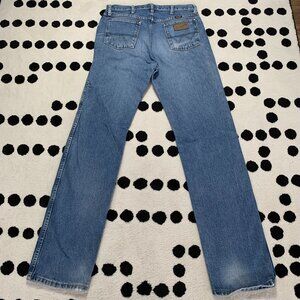 Wrangler Jeans Cowboy Cut 32X36 George Strait Vintage 90s Distressed Denim